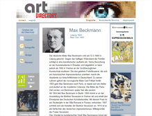 Tablet Screenshot of beckmann-max.de